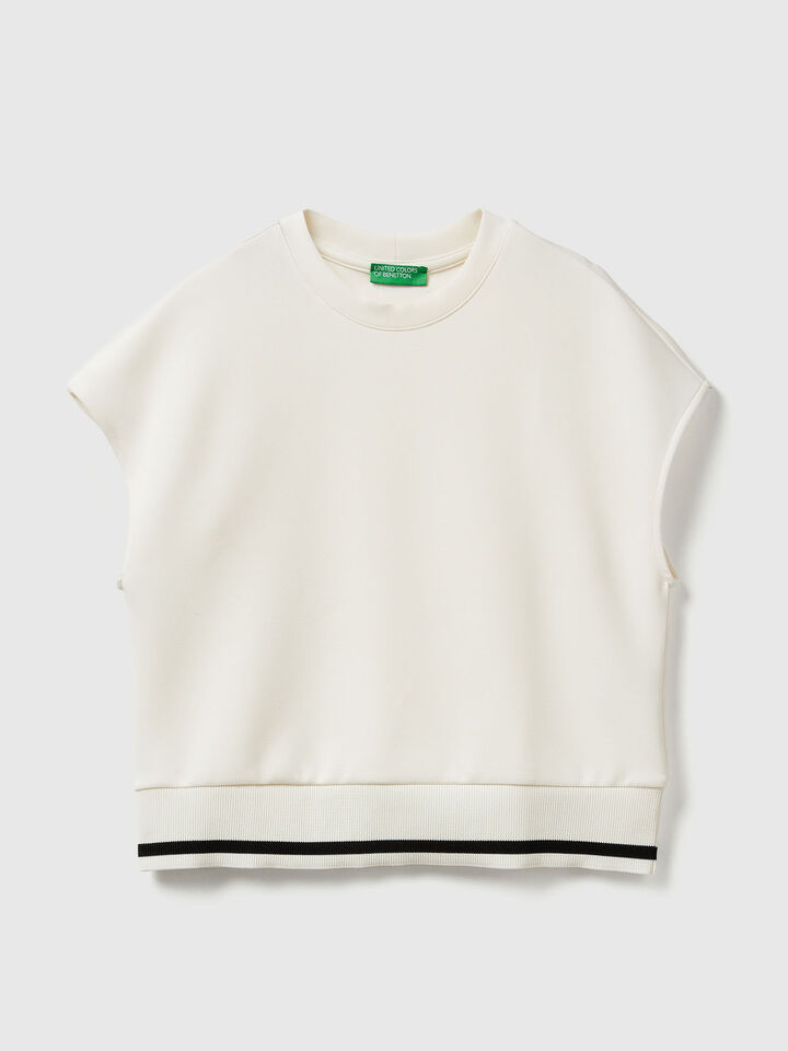 SLEEVELESS SWEATER Women image number 5